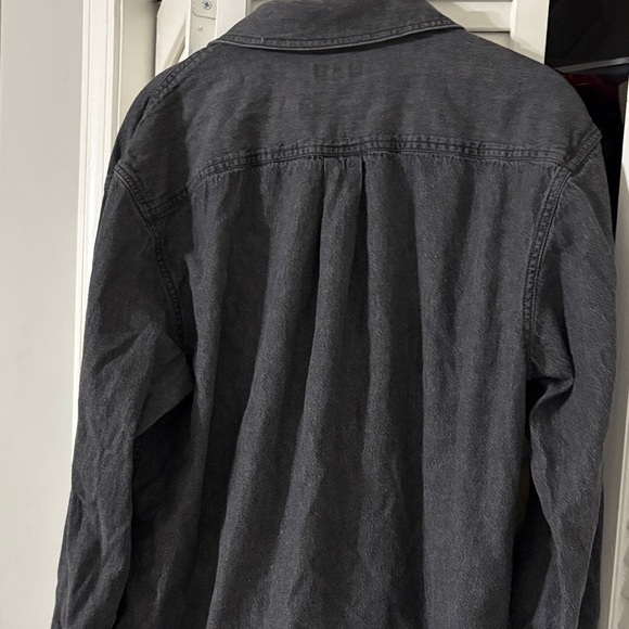 Croft & Barrow Dark Gray Denim Shirt - Picture 7 of 7